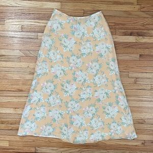 Ralph Lauren - Floral Silk Midi Skirt
